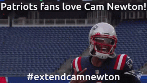 Cam Cam Newton GIF - Cam Cam Newton Patriots GIFs