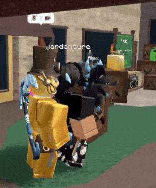 a screenshot of a video game with the name jardamsure on the bottom