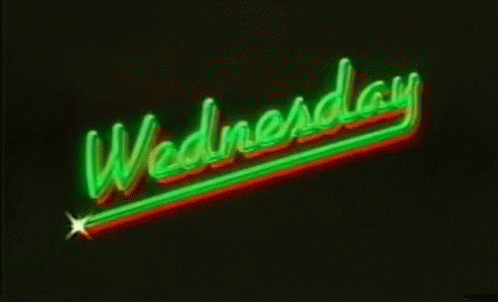Wednesday Sparkle GIF - Wednesday Sparkle Animated Text GIFs