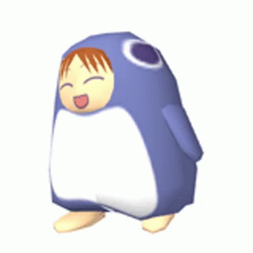 Azumanga Penguin GIF - Azumanga Penguin Walk GIFs