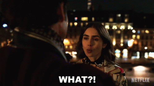 What Oh My God Emily Cooper GIF - What Oh My God Emily Cooper Lily Collins GIFs