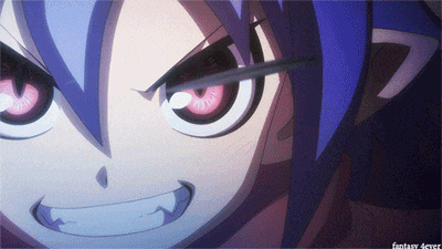 a close up of a cartoon character 's face with the words fantasy dever at the bottom