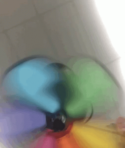 Rainbow Fan GIF - Rainbow Fan Selfie GIFs