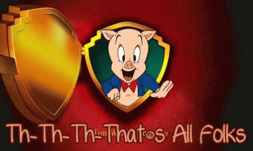 Thank You Thats All Folks GIF - Thank You Thats All Folks Looney Toons GIFs