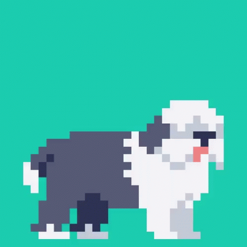 Sheepdog Pixelart GIF - Sheepdog Dog Pixelart GIFs