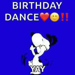 Yay Snoopy GIF - Yay Snoopy Birthday Dance GIFs