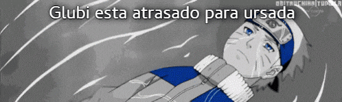 a black and white drawing of a person with the words " glubi esta atrasado para ursada " above them