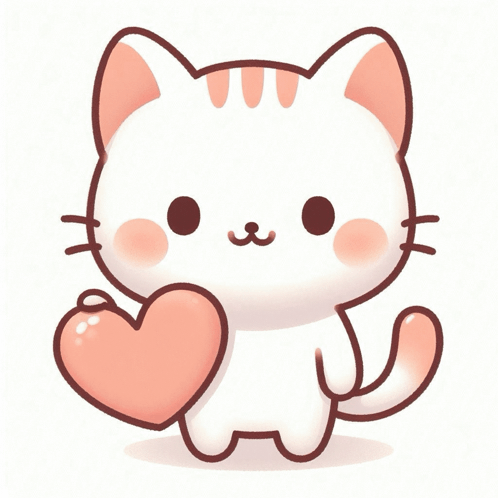 Cartoon Kitty GIF - Cartoon Kitty Heart GIFs