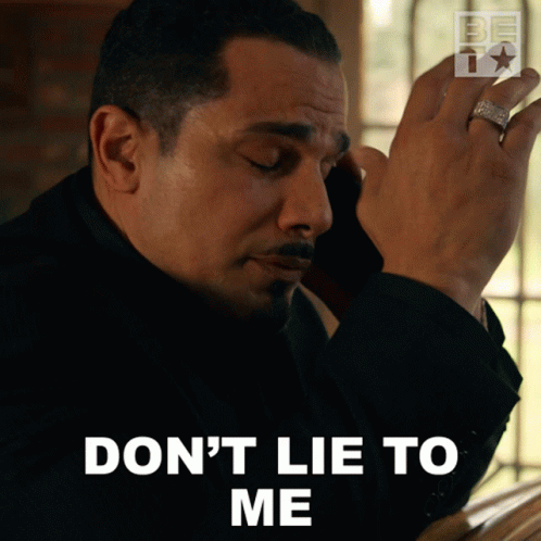Dont Lie To Me Juan Rodriguez GIF - Dont Lie To Me Juan Rodriguez The Family Business GIFs