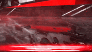 a red and black background with a red arrow pointing to the right