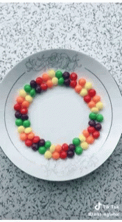 Skittles Plate GIF - Skittles Plate Water GIFs