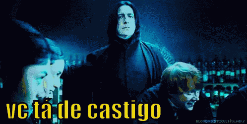 Você Tá De Castigo / Castigando / Harrypotter / Professor Snapes GIF - Punishment Harry Potter Professor Snapes GIFs