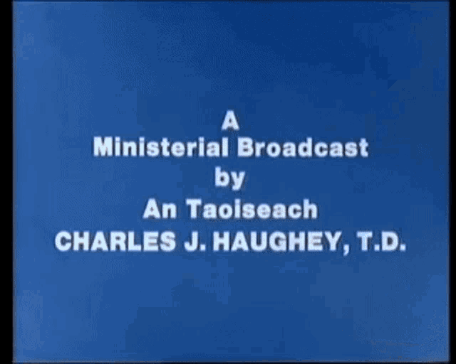 Charlie Haughey Fianna Fáil GIF - Charlie Haughey Fianna Fáil GIFs