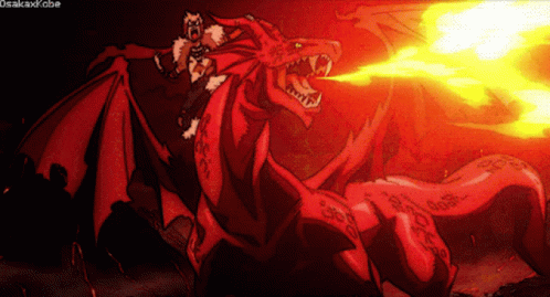 Dragon Anime GIF - Dragon Anime Flames GIFs