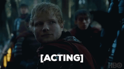 Ed Sheeran Game Of Thrones GIF