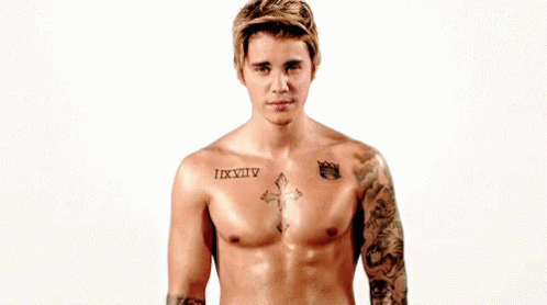 Justin Bieber Shirtless GIF - Justin Bieber Shirtless Pecs GIFs