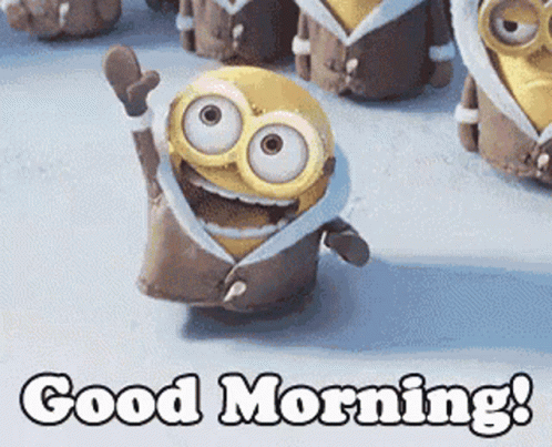 Good Morning Minions GIF - Good Morning Minions Hey There GIFs