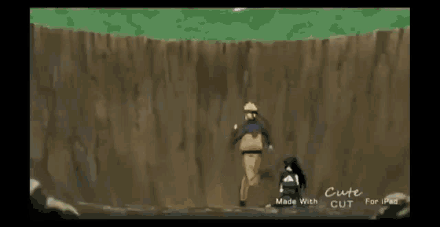 a cartoon of a man running with the words " it 's captain yamato "