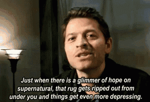 a man is talking about a glimmer of hope
