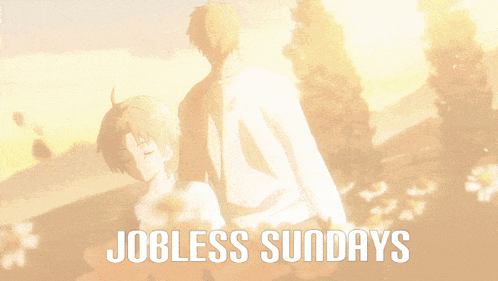 a poster for jobless sundays shows a boy and a woman