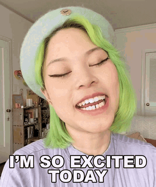 Im So Excited Today Goldie Chan GIF - Im So Excited Today Goldie Chan I Feel Very Excited Today GIFs