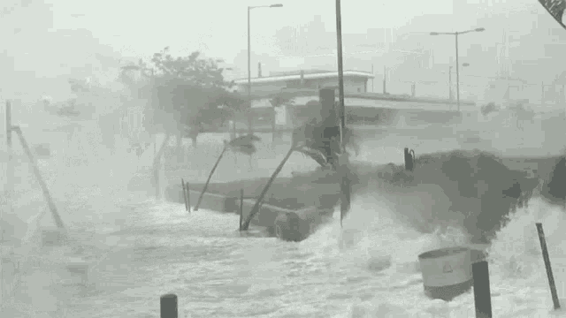 Strong Waves World Meteorological Day GIF