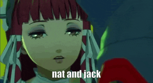 a man with his eyes closed is wearing a hat that says nat and jack ..