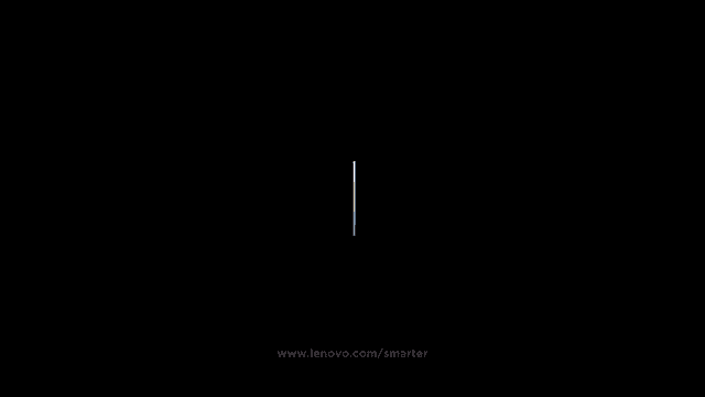 a lenovo logo that says smarter technology for all on a black background