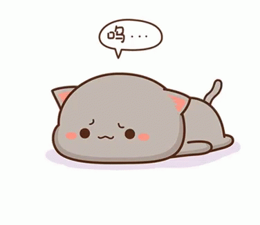 Sad Mochi Mochi Cat GIF