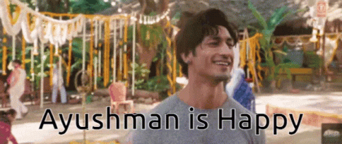 Ayushman Is Happy Happy Ayushman GIF - Ayushman Is Happy Happy Ayushman Ayushman GIFs