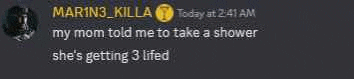 a screenshot of a discord conversation between a woman and a man .