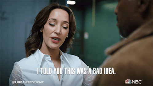I Told You This Was A Bad Idea Cassandra Webb GIF - I Told You This Was A Bad Idea Cassandra Webb Law And Order Organized Crime GIFs
