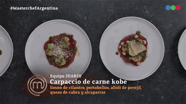 Carpaccio De Carne Kobe Equipo Juariu GIF - Carpaccio De Carne Kobe Equipo Juariu Masterchef Argentina GIFs