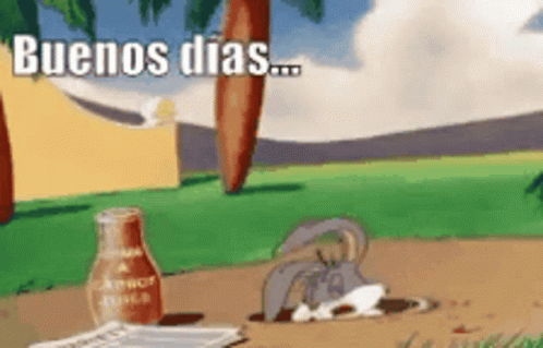 Buenos Días Just Woke Up GIF - Buenos Días Just Woke Up Bugs Bunny GIFs