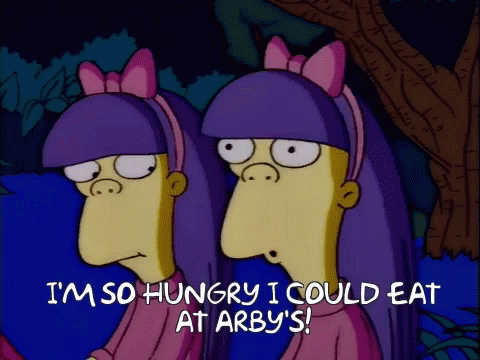 Im So Hungry I Could Eat At Arbys Simpsons GIF - Im So Hungry I Could Eat At Arbys Simpsons Arbys GIFs