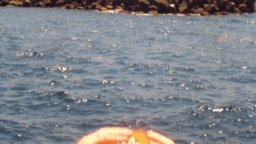 a person wearing an orange hat that says ' kaban ' on it