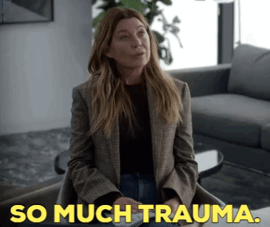 Greys Anatomy Meredith Grey GIF - Greys Anatomy Meredith Grey So Much Trauma GIFs
