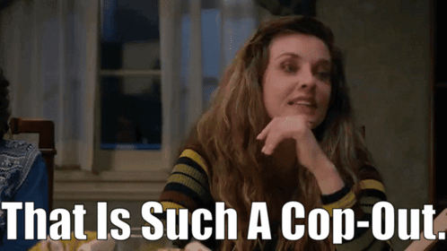Ted Tv Show Blaire Bennett GIF - Ted Tv Show Blaire Bennett That Is Such A Cop Out GIFs
