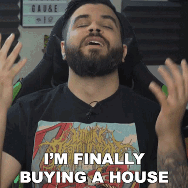 Im Finally Buying A House Andrew Baena GIF - Im Finally Buying A House Andrew Baena I Buy A House GIFs