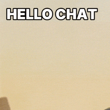 a man wearing headphones and sunglasses has the words hello chat written on his face
