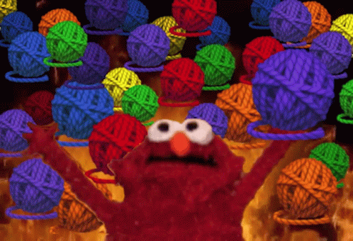 Hellmo Elmo GIF - Hellmo Elmo Yarn GIFs