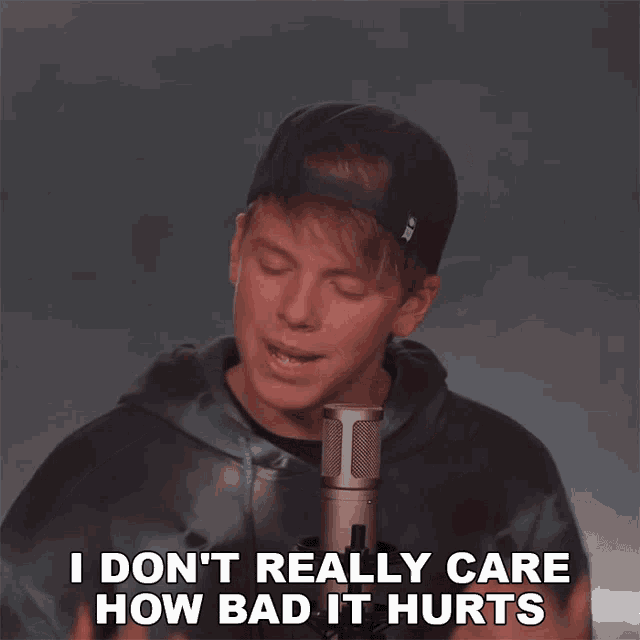 I Dont Really Care How Bad It Hurts Carson Lueders GIF