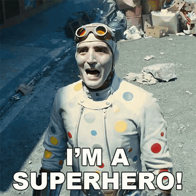 Im A Superhero Polka Dot Man GIF - Im A Superhero Polka Dot Man The Suicide Squad GIFs