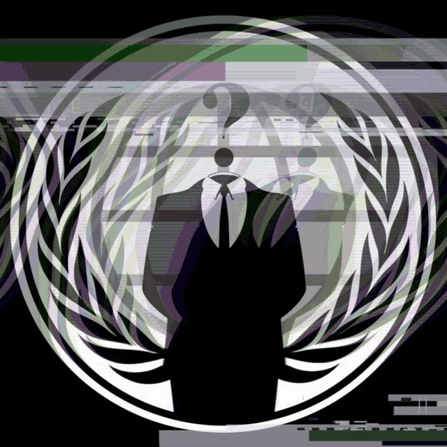 Anonymous Anonymous Logo GIF - Anonymous Anonymous Logo Glitch GIFs