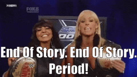 Wwe End Of Story GIF - Wwe End Of Story Period GIFs
