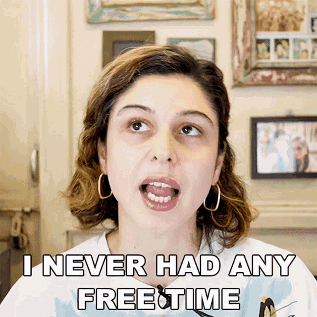 I Never Had Any Free Time Scherezade Shroff GIF - I Never Had Any Free Time Scherezade Shroff I Didnt Have Any Free Time GIFs