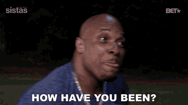 a man is asking how have you been on a bet advertisement