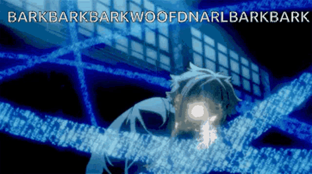 a picture of a man with the words barkbark barkwoofdnarl bark bark
