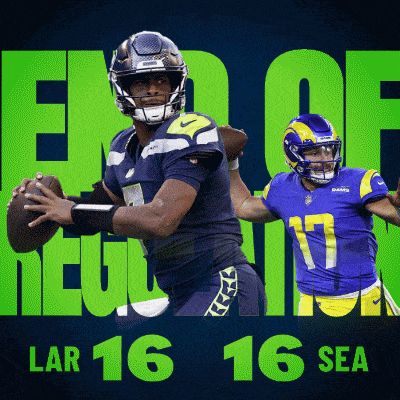an advertisement for the lar 16 16 sea shows two football players