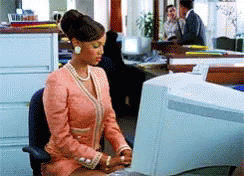 Tyra Banks Working GIF - Tyra Banks Working Typing GIFs